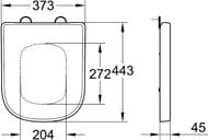 Сиденье для унитаза Grohe Euro Ceramic 39330002 микролифт, быстросъемное, с крышкой и креплением