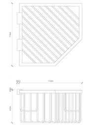    Decor Walther WA ECK3 , :  0704800