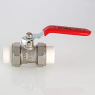 Кран шаровый латунный Valtec 32х32мм, с PPR муфтами, VTp.745.0.032