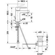  Duravit B.2      ,  101,  B21010001010
