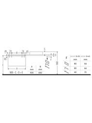      Duravit L-Cube 920400547 1 ,   LC581302222