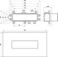 ���������� ����� ������������� ��������� Ravak Espirit X070233 ��� �����/����