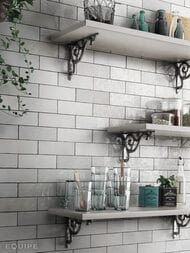 Плитка настенная EQUIPE ARTISAN White (65х200) белая 24464 (кв.м.) 0,5м2/упак