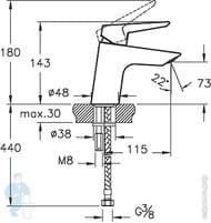 ������! ��������� ��� �������� Vitra Solid S A42440EXP ������������, ����� ������ 115��, ����: ����