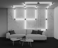 ���������� Maytoni Larc (����) C148CL-L900-13W3K-B ��� ������� ��������� Shelf 3000� 13�� 360�, IP20, ������