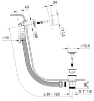 ���� ��� ����� Fantini � ������ ��������, ������� ����������� ����� 9193W002