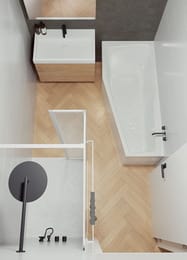 ����� ��������� RIHO RETHING SPACE 180x110 R FALL ����� �������, ��������, ������ (���.����� ����)