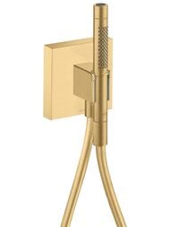 Душевой гарнитур Axor Starck Organic 12626250 ручной душ, держатель, шланг, матовое золото — миниатюра 1