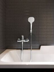 Смеситель Hansgrohe Logis 71400000 для ванны/душа, настенный, однозахватный, излив 194мм — изображение 8