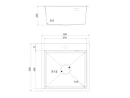 ����� ������� Ukinox Practice 500�500 ����. ����.����� 1��, ����, ����� PRB500.500 -GT10C 0CW & S