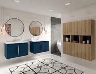 Раковина для тумбы Caprigo 85 (838х467) без бортика, стеклокерамика GC18R-34912