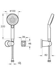 ������������ ������� �������� VitrA Root Round A49307EXP � ����������� ���� ������