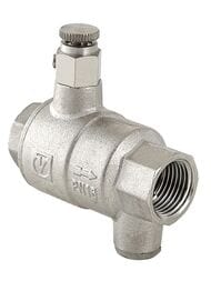 Клапан обратный VALTEC 1/2"ВВ с дренажем и воздухоотводчиком, VT.171.N.04