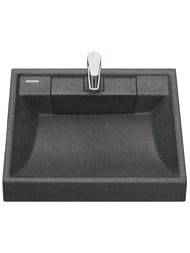 Уценка!Раковина Aquaton Рейн 60 1A72103KRW210 600x500x138 из литого мрамора для стир. машины, графит