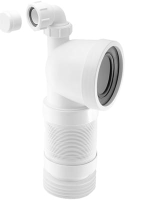 Соединение для WC McAlpine 90°/110мм с манжетой, гофра 260-540мм, отвод на 40мм WC-F11RD