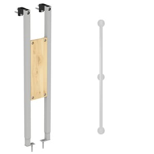 Инсталляция Ideal Standard ProSys + Поручень опорный прямой 120см, труба 35мм белый R010567+S6461AC