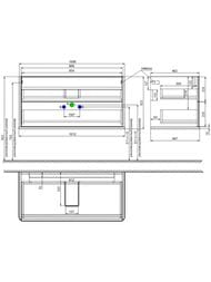 ����� � ��������� IDDIS Oxford Neo 100�� (1006�470�500��) ���������, 2 �����, ����� OXN10W0i95K
