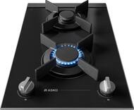 Газовая варочная панель ASKO HG8320BGB1 (330х48х522) 2 конфорки, черное стекло