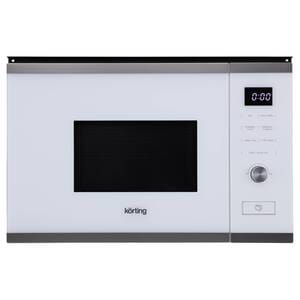 Микроволновая печь Korting KMI 820 GSCW (594х382х333) встраиваемая, 20 л, гриль, белое стекло