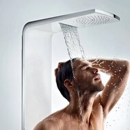 Душевая панель Hansgrohe Raindance Lift с термостатом, белый/хром 27008400