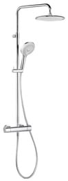 Душевая система KLUDI FRESHLINE 6709205-00 термостат, верхний/ручной душ, цвет: хром