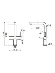 ��������� ��� ����� Omoikiri Karatsu-S-LG ������/������� ������ 4994612