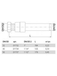 �����-���������� ��������������� Poloplast 32�1", � �������� ������,  1732