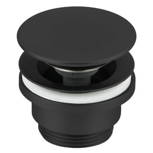 Донный клапан Giulini F5105LNO универсальный, нержавеющая сталь, цвет: черный матовый