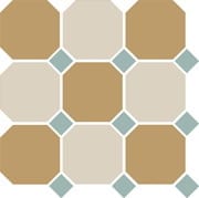 Керамогранитная плитка Top Cer Octagon New 4403+16 OCT13-A (300х300) бежевая+желтая+зеленая (кв.м.)
