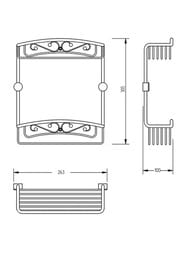Migliore Complementi �����-������� ������� 25x10x30 �� ������ ML.COM-50.602.DO