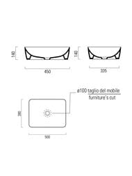 �������� ��������� GSI Nubes (500�380�140) ��� �������� � ��������� ��� ���������,Agave Matte 903704