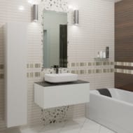 Тумба под раковину La Fenice TERRA Bianca 80 см (740х450х352) белая матовая FNC-01-TER-B-80