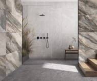 Керамогранитная плитка Vitra Quarstone Декор "Пэчворк" (600х1200) серая K951850R (кв.м.)