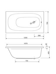 ����� ��������� CEZARES ECO-120-70-40-W37 1200�700�400��, �������������, ����: �����