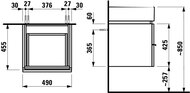 ����� ��� ���������� Laufen CASE for Living 4.0113.2.075.475.1 (490�455�455) ���������, 2 �����, ����� ������