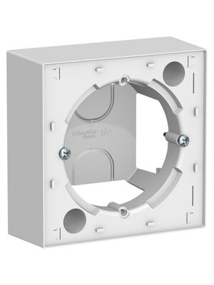 Коробка Systeme Electric ATLASDESIGN для наружного монтажа белый ATN000100