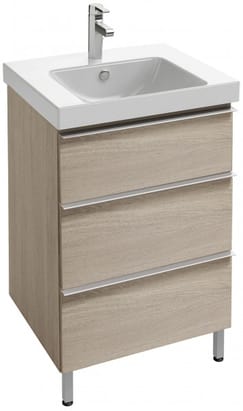 Тумба под умывальник Jacob Delafon ODEON UP EB990-E10 (570х384х738) 3 ящика, квебекский дуб