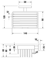    DURAVIT Karree :  0099531000