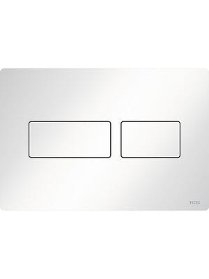 Клавиша смыва TECE Solid, двойной смыв, антивандальная, металл, цвет: белый глянцевый 9240432