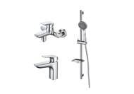 Сет Aquatek Вега  3 в 1 (AQ1010CR+AQ1040CR+AQ2011CR) AQ1030CR хром — миниатюра 1