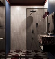 Душевой комплект Vincea Домус (Domus) VSFW-5DM1GM встраиваемый, 3 режима, вороненая сталь — изображение 3