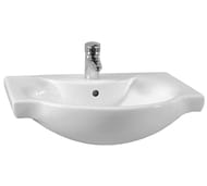 Раковина Vitra Arkitekt (665х525) антибактериальное покрытие, белый 4047B003-0001