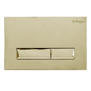 Клавиша смыва для инсталляции BelBagno Marmi BB013-MR-ORO двойной смыв, пластик, золото