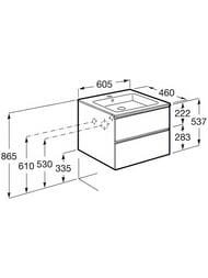 ����� ��� �������� Roca The Gap 60, 585x453x515 ����� ����. 2 ����� A857397806