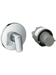 Смеситель Hansgrohe Logis 71666000 для душа встраиваемый однозахватный, со скрытой частью, хром — миниатюра 1