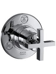 Запорный/переключающий вентиль Axor Citterio Trio/Quattro, крестовая рукоятка 39925 — миниатюра 1