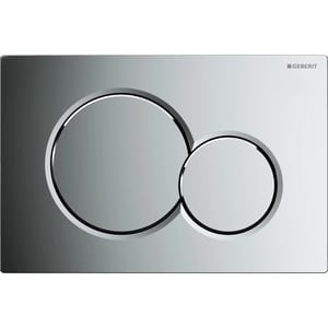GEBERIT Sigma01 Клавиша смыва, двойной смыв, хром глянцевый (для UP320, UP720) 115.770.21.5