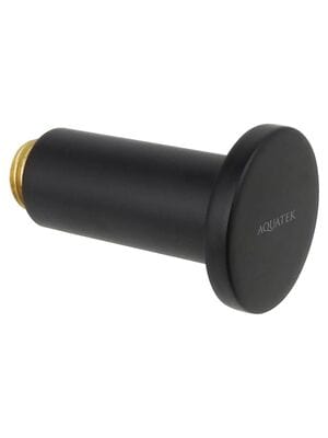 Крючок для ванной Aquatek Вега AQ4001MB одинарный, цвет: черный матовый