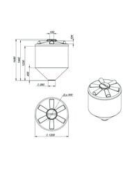 ������� ������� �� 1000� (1480�1200�1200) �����  108.1000.001.0