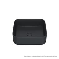 Умывальник накладной IDDIS Bridge 390х390х130 чёрный матовый BRIBM04i27